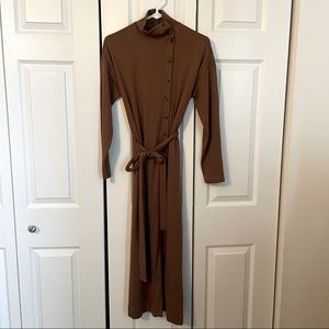 NWT Ann Taylor Button Up Turtleneck Dress Size XS